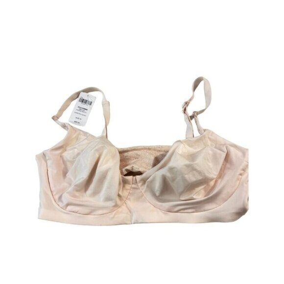 Soma Embraceable Reversible Bralette Blurred Petal Heather Pink Medium NWT - Picture 2 of 5